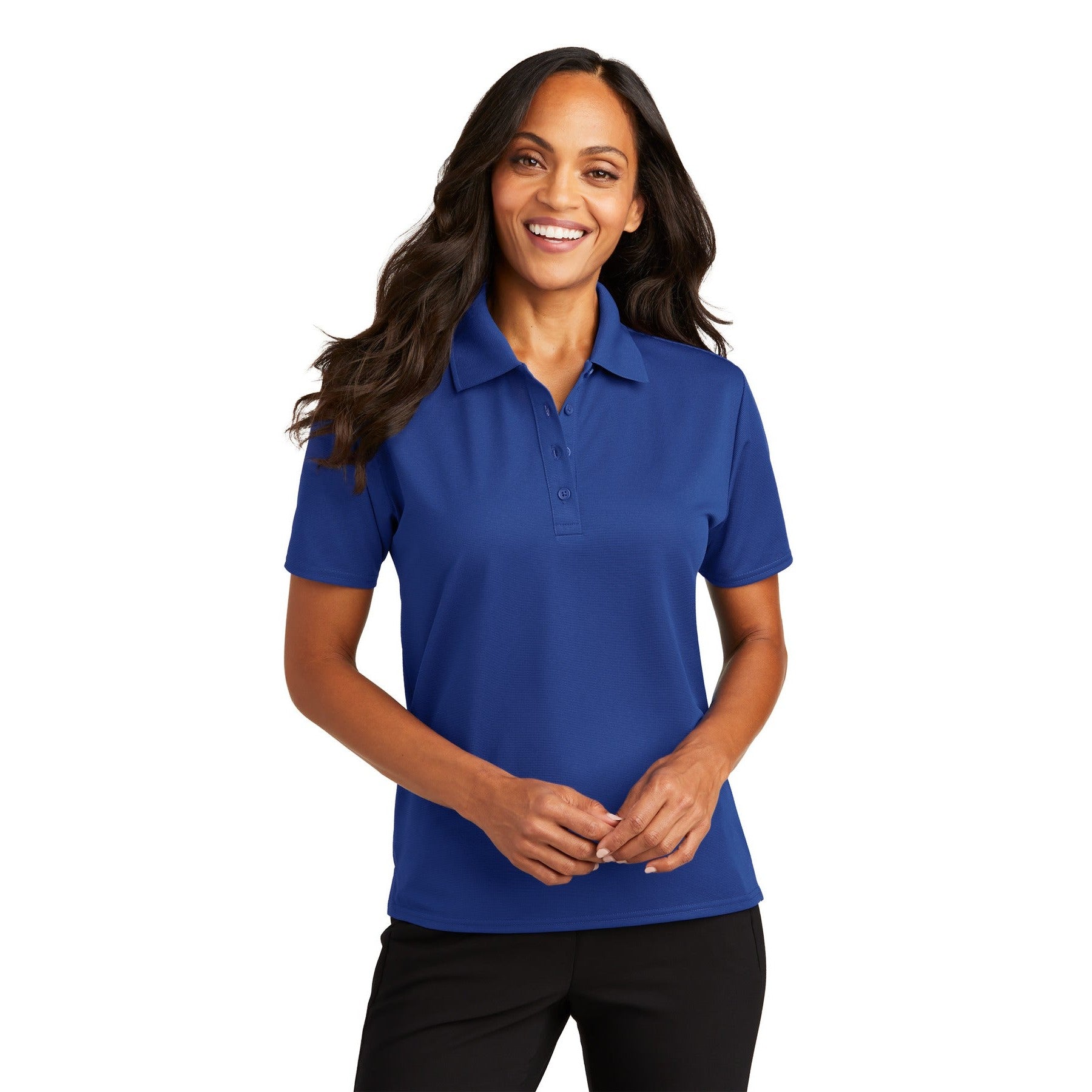Port Authority-Port Authority® Women's Dry Zone® Ottoman Polo. L525-MedTech-3